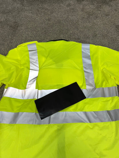 Ex Police Staff Lightweight Hi-Vis Vest BADGED Collector Display TV Film Uniform - Large