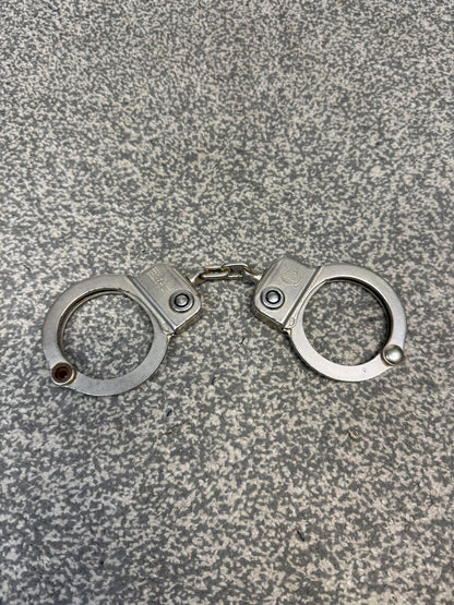 Vintage 1960's Smith & Wesson Handcuffs Model 94 Chain Cuffs - No Key