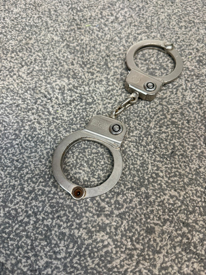 Vintage 1960's Smith & Wesson Handcuffs Model 94 Chain Cuffs - No Key