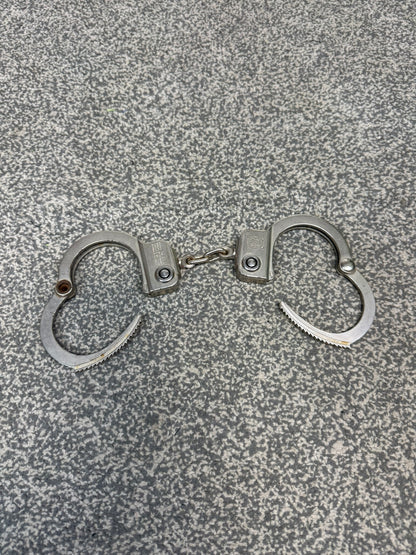 Vintage 1960's Smith & Wesson Handcuffs Model 94 Chain Cuffs - No Key