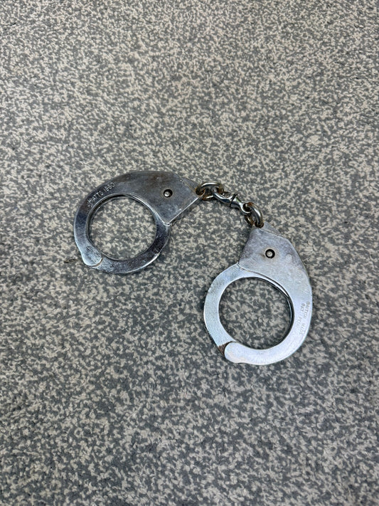 Hiatts 1960 Handcuffs Vintage Chain Cuffs No Key
