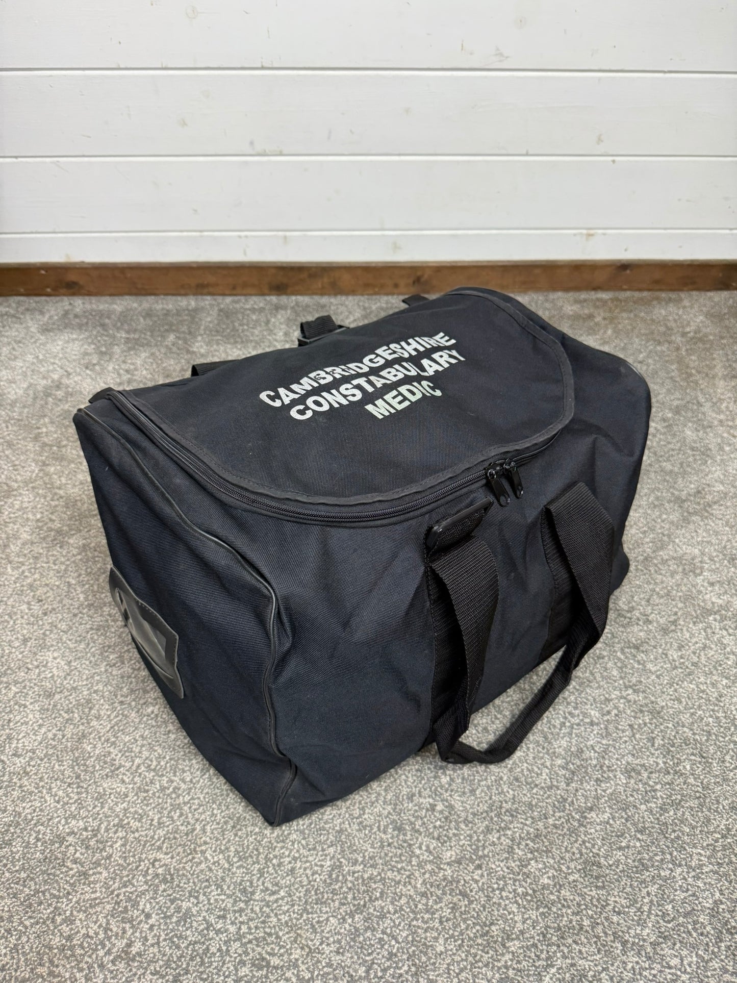 Obsolete Cambridge Constabulary Police Medic Bag Holdall
