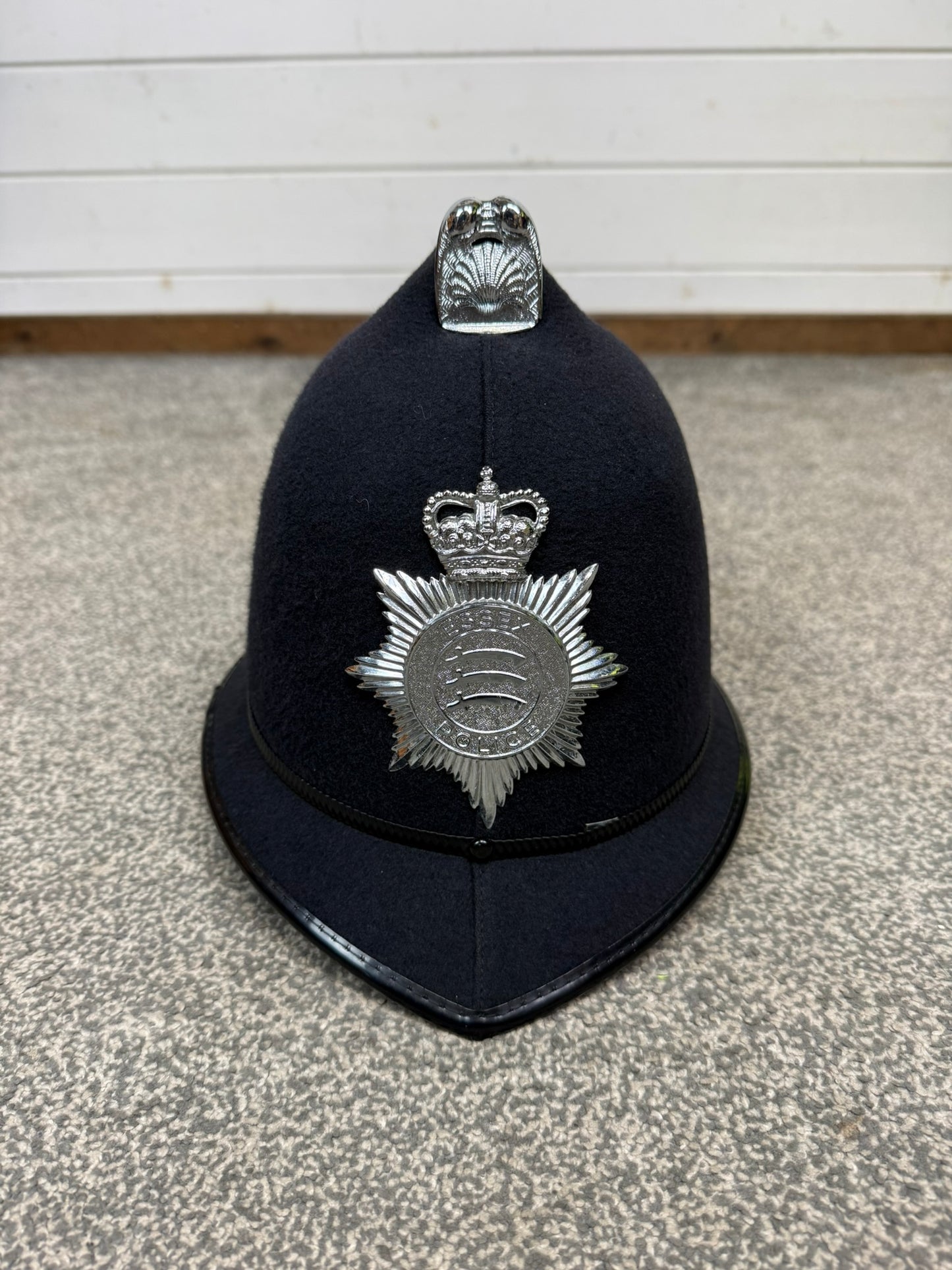 Ex Essex Police Coxcomb Bobby Helmet 59cm Obsolete Collector Display
