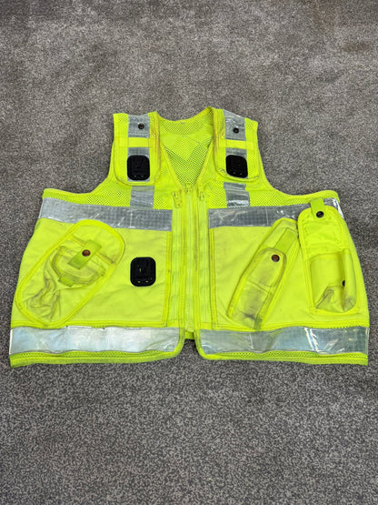 Ex Police Hi Vis Utility Tac Vest Security Patrol Equipment Vest Marshall