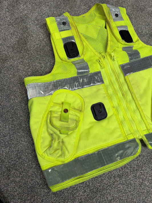 Ex Police Hi Vis Utility Tac Vest Security Patrol Equipment Vest Marshall