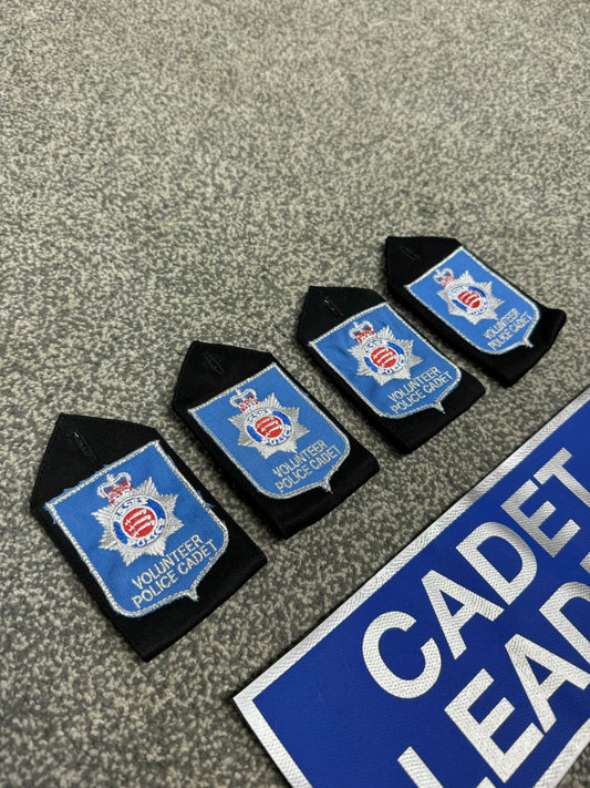 Essex Police Volunteer Police Cadet Epaulettes & Badges Collector Memorabilia Display