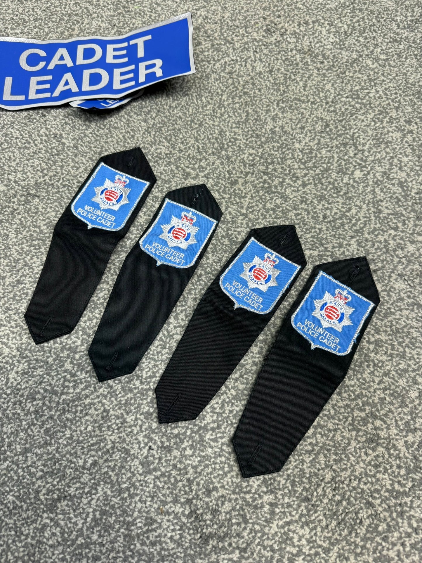 Essex Police Volunteer Police Cadet Epaulettes & Badges Collector Memorabilia Display