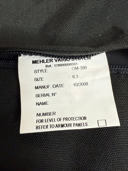 Ex Police Mehler Body Armour Cover Black Security TV Film Uniform