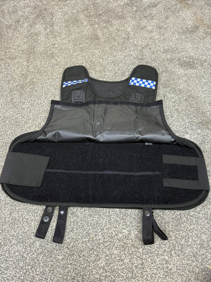 Ex Police Mehler Body Armour Cover Black Security TV Film Uniform