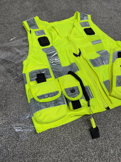 Ex Police Hi Vis Tac Vest Equipment Utility Vest Model 774 Patrol SIA Security