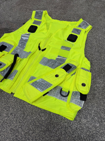 Ex Police Hi Vis Tac Vest Equipment Utility Vest Model 774 Patrol SIA Security