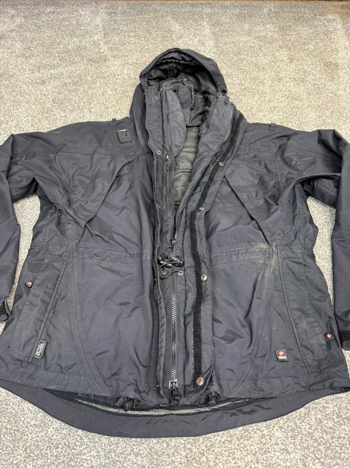 Keela Munro Dual Protection Waterproof Jacket Ex Police Security Hiking Coat