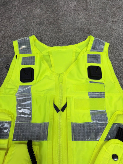 Ex Police Hi Vis Tac Vest Equipment Utility Vest Model 774 Patrol SIA Security
