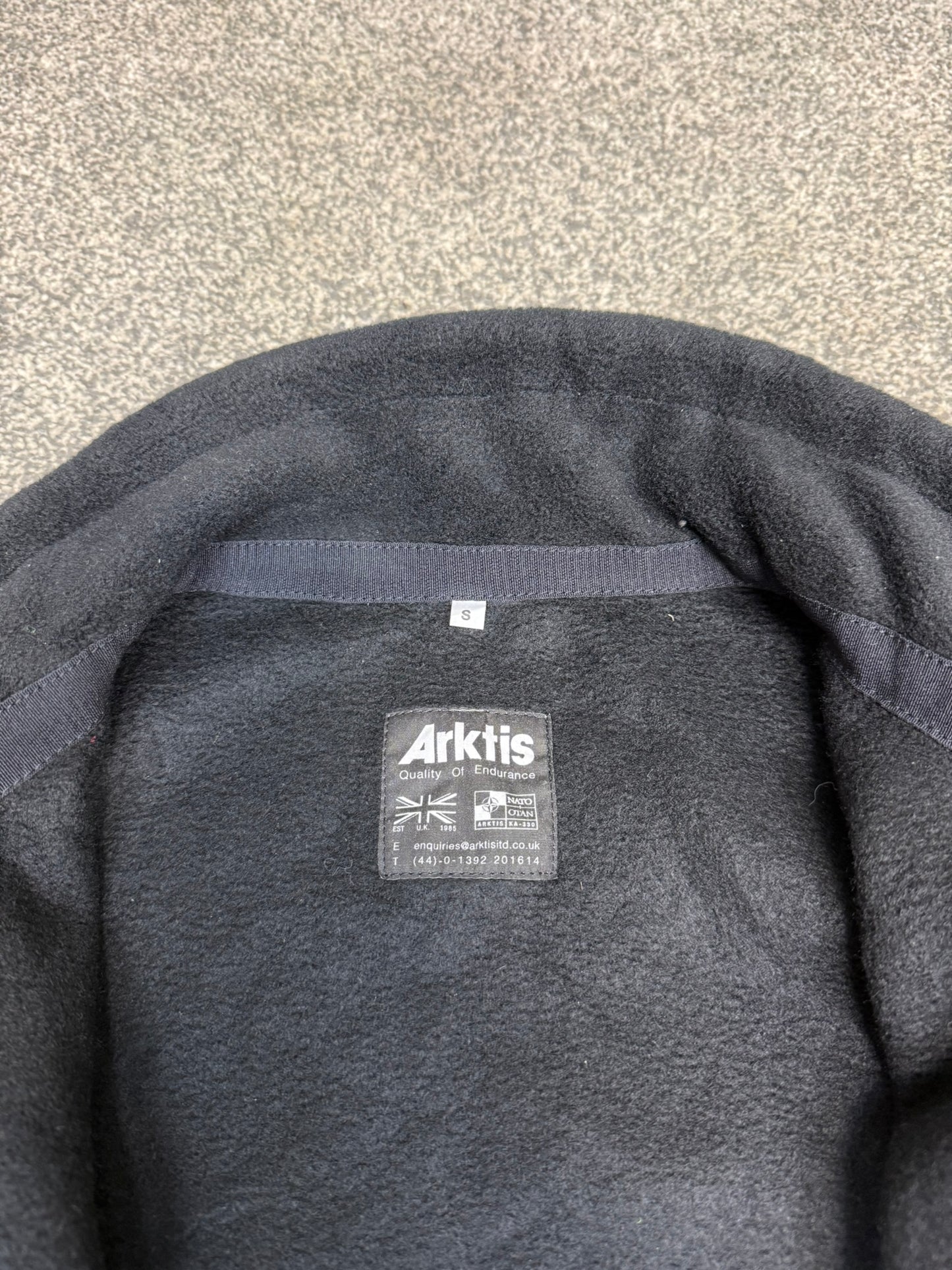 Ex Police Arktis Fleece Black Avenger Liner Walking Hiking Security - Small