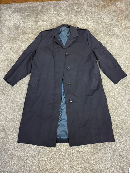 Ex Police Vintage Grantham Weatherwear Overcoat Trenchcoat Long Coat