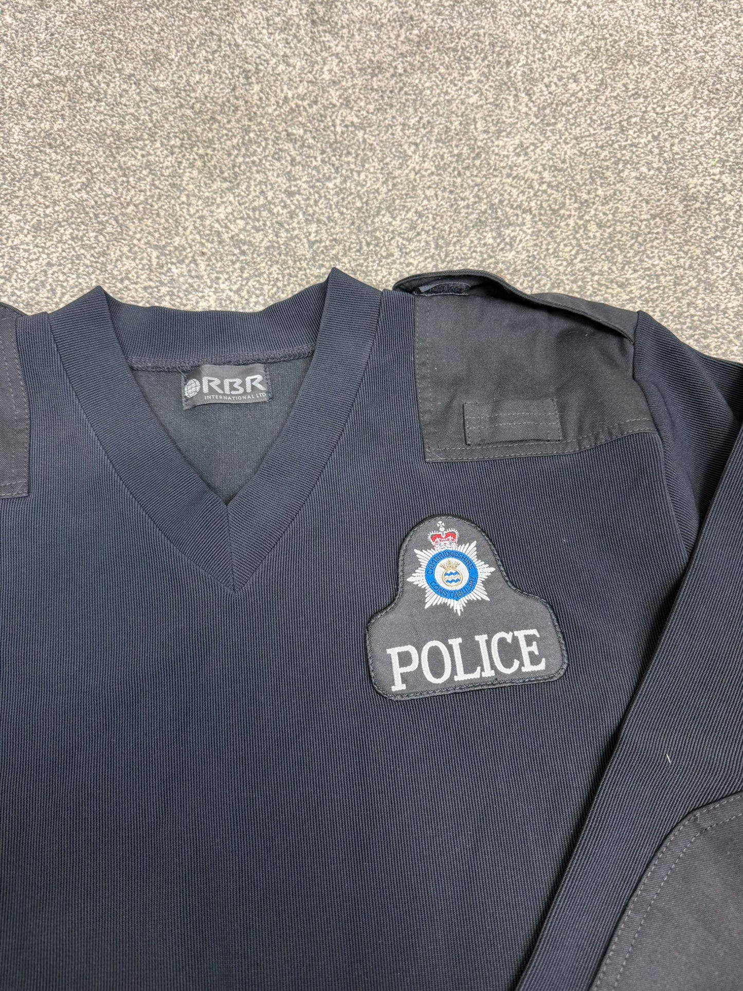Ex Cambridgeshire Constabulary Police Pullover Commando Jumper Collector Film TV Display