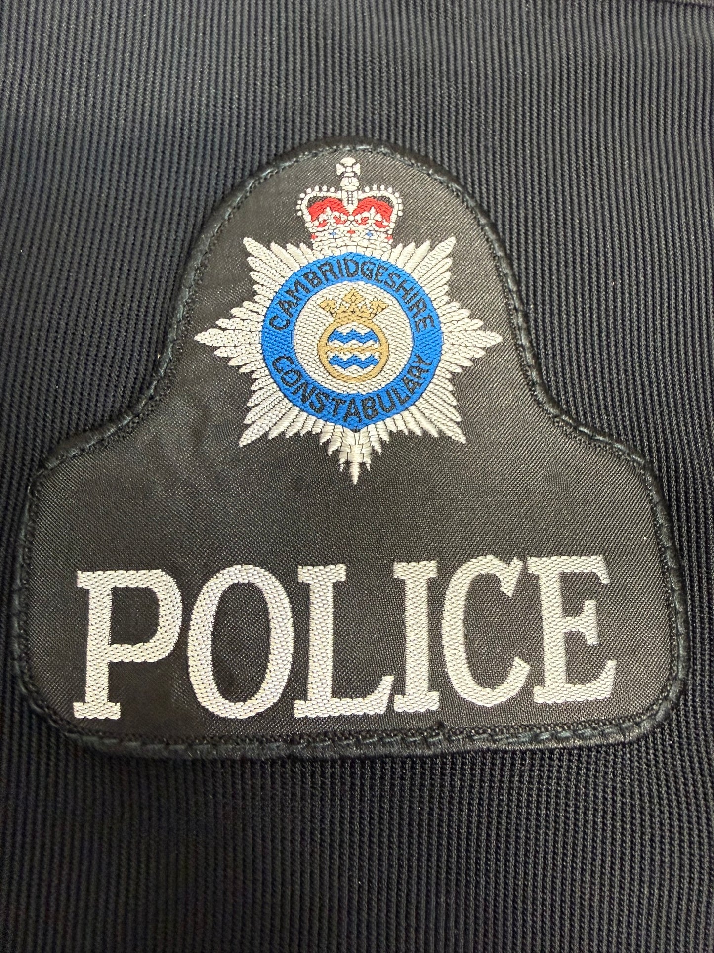 Ex Cambridgeshire Constabulary Police Pullover Commando Jumper Collector Film TV Display