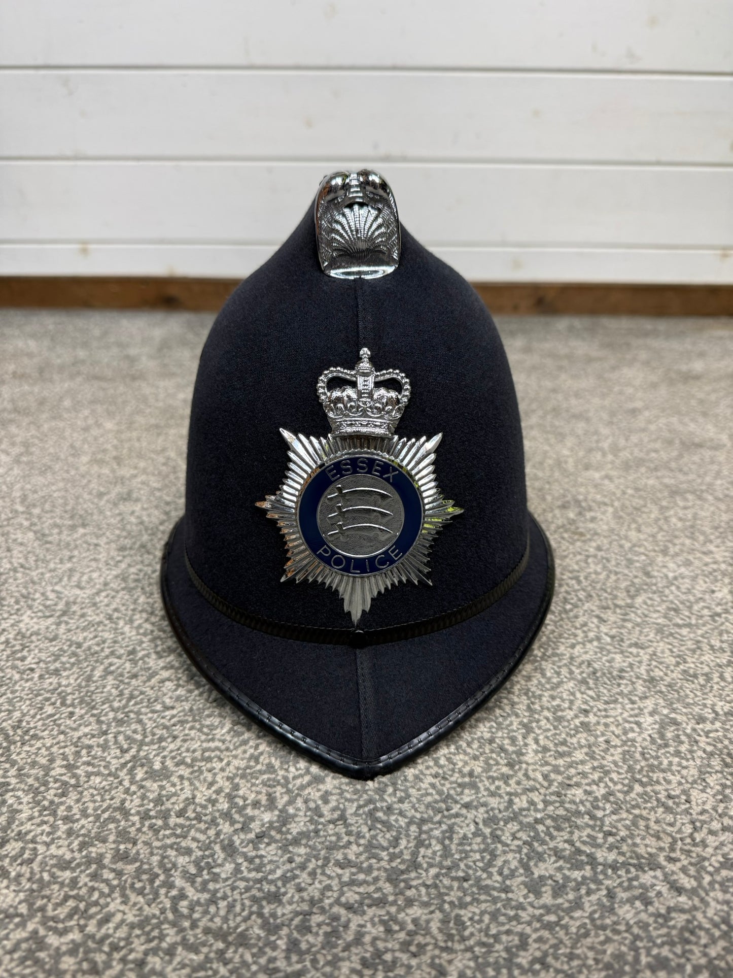 Ex Essex Police Coxcomb Bobby Helmet 57cm Obsolete Collector Display