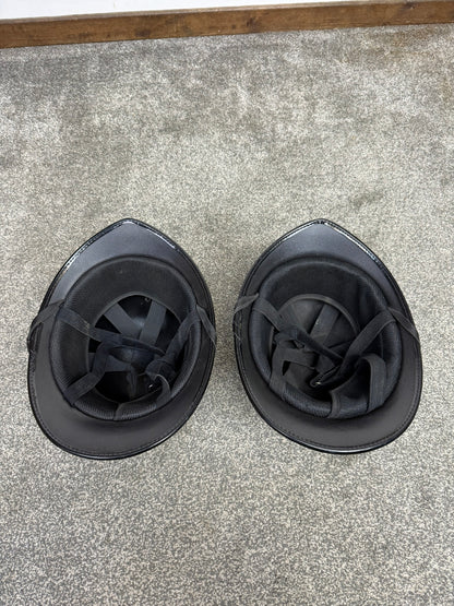 2x Ex Police Custodian Bobby Helmet Job Lot Rose Top Helmet