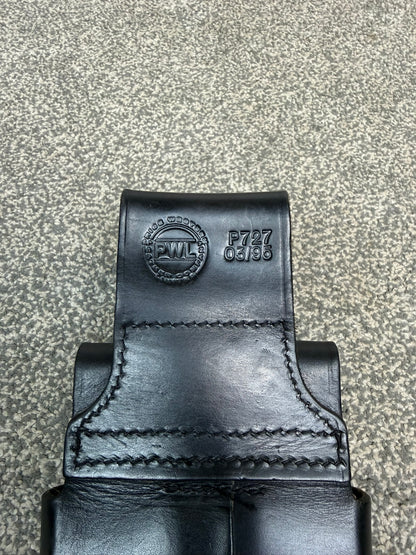 Ex Police PWL Leather Glock Triple Mag Ammo Pouch Airsoft Collector Display