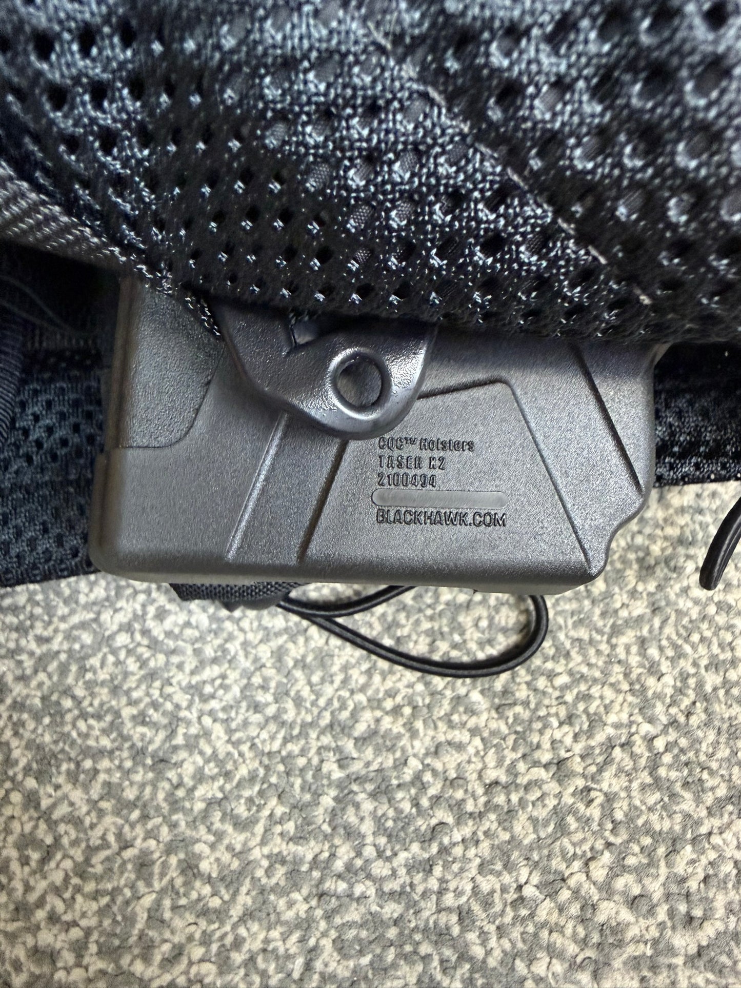 Safariland Black Molle Vest Taser Holster & Pouches Tactical Security Vest - Medium