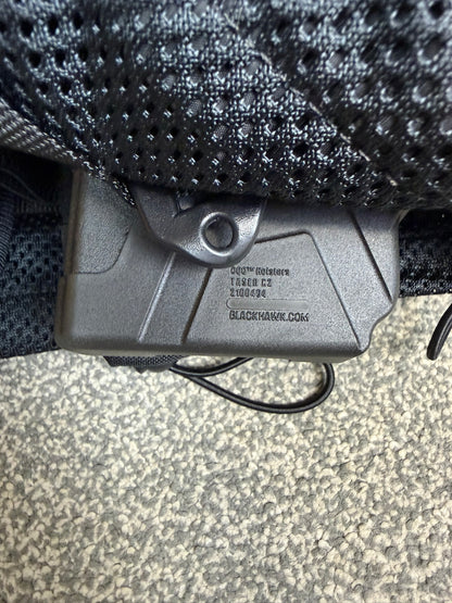 Safariland Black Molle Vest Taser Holster & Pouches Tactical Security Vest - Medium