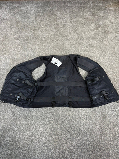 Safariland Black Molle Vest Taser Holster & Pouches Tactical Security Vest - Medium