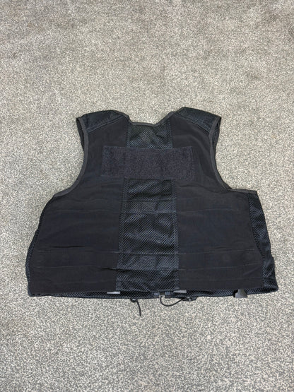 Safariland Black Molle Vest Taser Holster & Pouches Tactical Security Vest - Medium