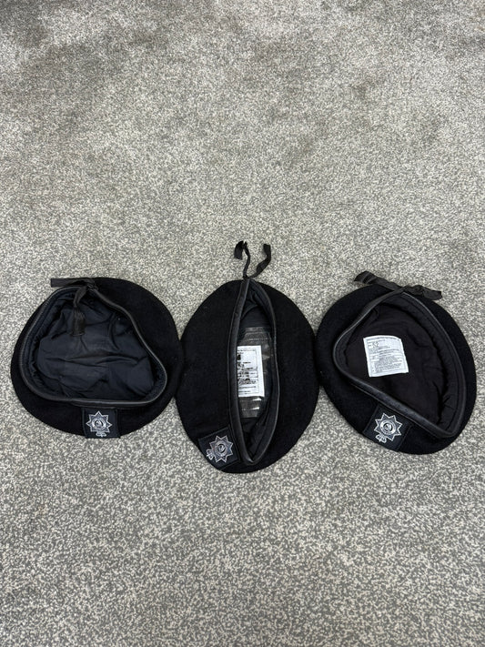 3x Ex Police Norfolk Constabulary Beret VPC Cadet Job Lot