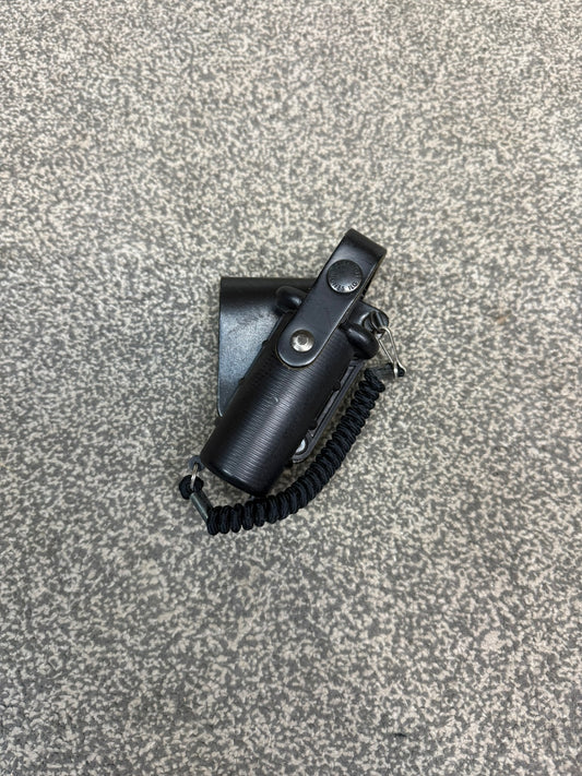 Ex Police CS Pepper Spray Angled Holder Peter Jones Duty Belt & Lanyard