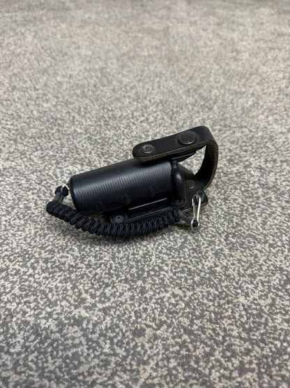 Ex Police CS Pepper Spray Angled Holder Peter Jones Duty Belt & Lanyard