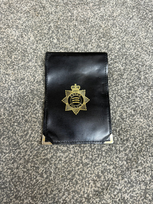 Ex Police Leather Notebook Holder A6 Collectable Display