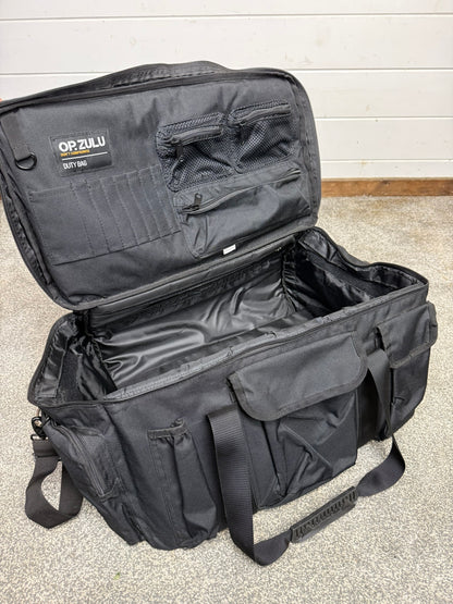 Op.Zulu Black Holdall Police Security Duty Kit Bag