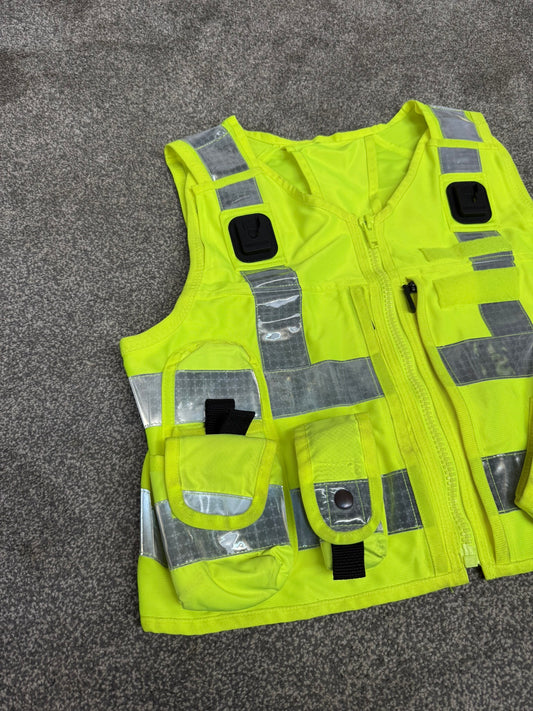 Ex Police Hi Vis Tac Vest Equipment Utility Vest Model 774 Patrol SIA Security