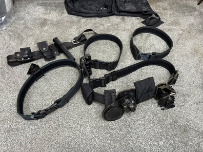 Ex Police Accessory Job Lot Belts Pouches Gloves Riot Security Bundle Lot