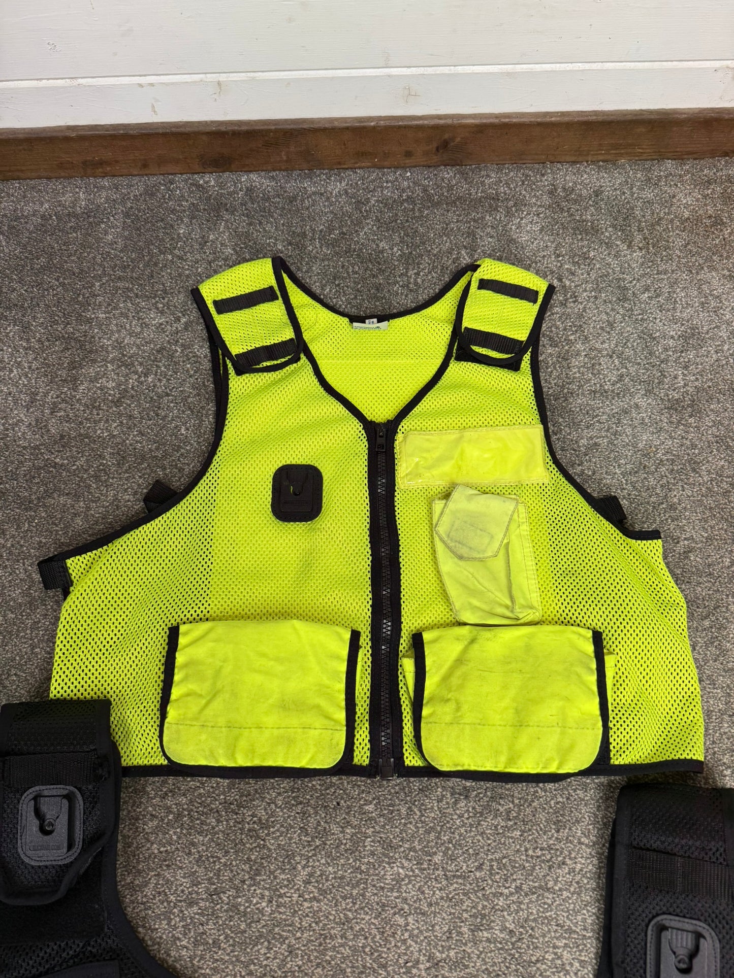 3x Ex Police Arktis Utility Tac Vest Black & Hi-Vis Job Lot Security Equipment Patrol
