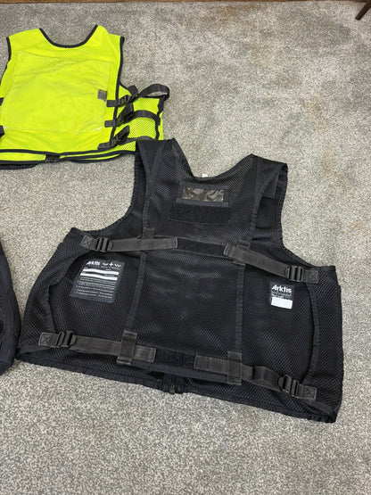 3x Ex Police Arktis Utility Tac Vest Black & Hi-Vis Job Lot Security Equipment Patrol