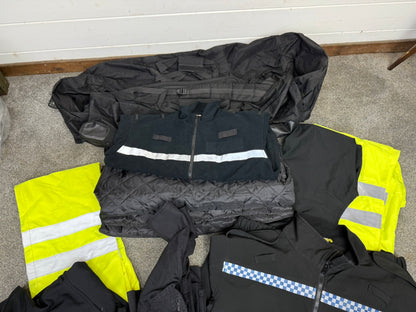 Ex Police Fleece Soft Shell Jacket Liners Trousers Holdall Job Lot