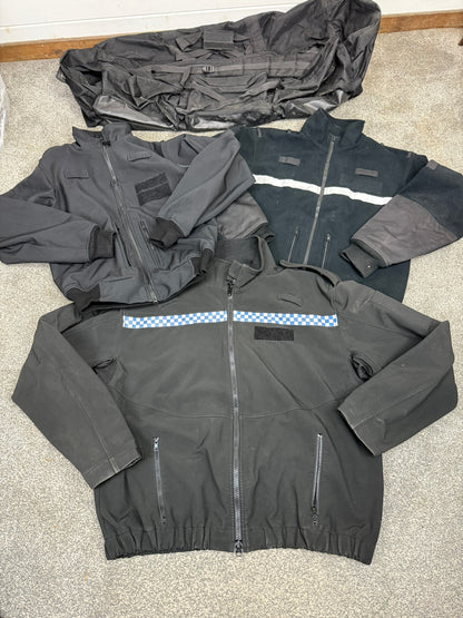 Ex Police Fleece Soft Shell Jacket Liners Trousers Holdall Job Lot