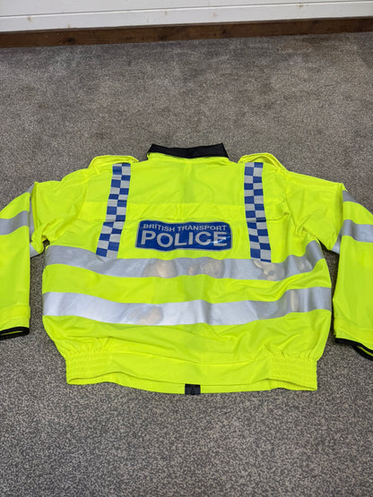 Ex British Transport Police BTP Hi Vis Vest Bomber Vest Collector Display TV Film Uniform