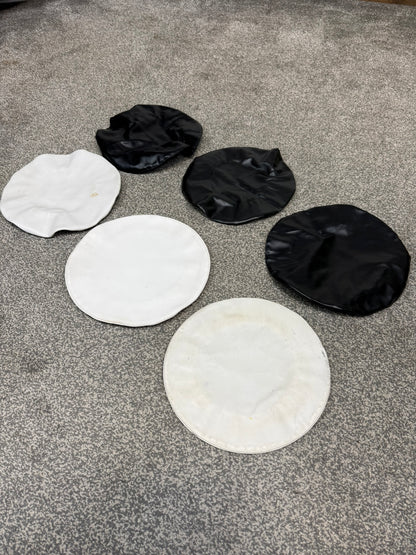 6x Ex Police Peak Cap Traffic Rain Covers Job Lot Mixed