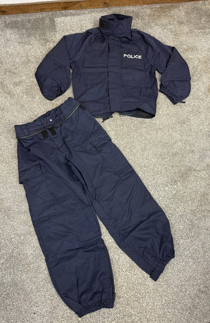 Ex Police 2 Piece Coverall Riot Suit MEDIUM Derby Unitex - Badged