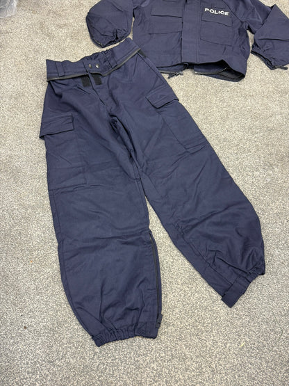 Ex Police 2 Piece Coverall Riot Suit MEDIUM Derby Unitex - Badged
