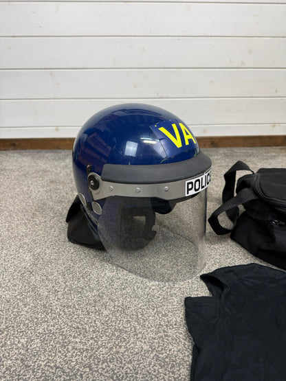 Ex Police Argus Riot Helmet Hood & Bag APH05G TV Film Collectable Display