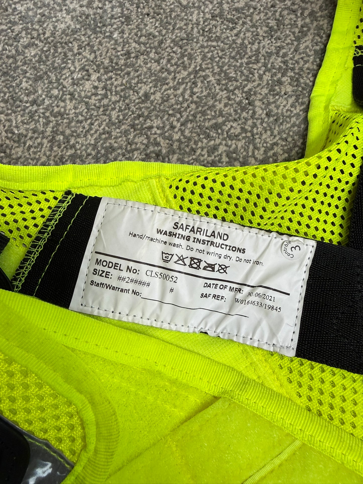 Ex Police Safariland Molle Vest Hi-Vis Tactical Utility Security Vest