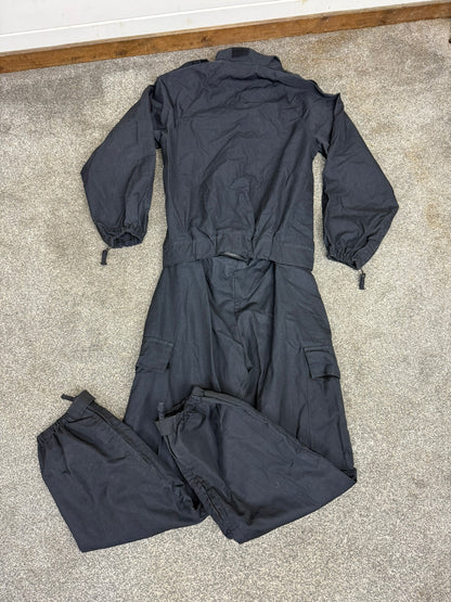 Ex Police 2 Piece Coverall Riot Suit SMALL Derby Unitex - Badged
