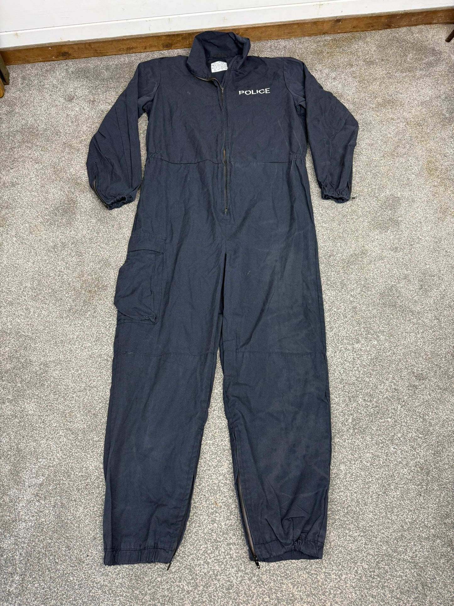 Ex Police Coverall Riot Suit LARGE PSU Riot Overalls - Badged