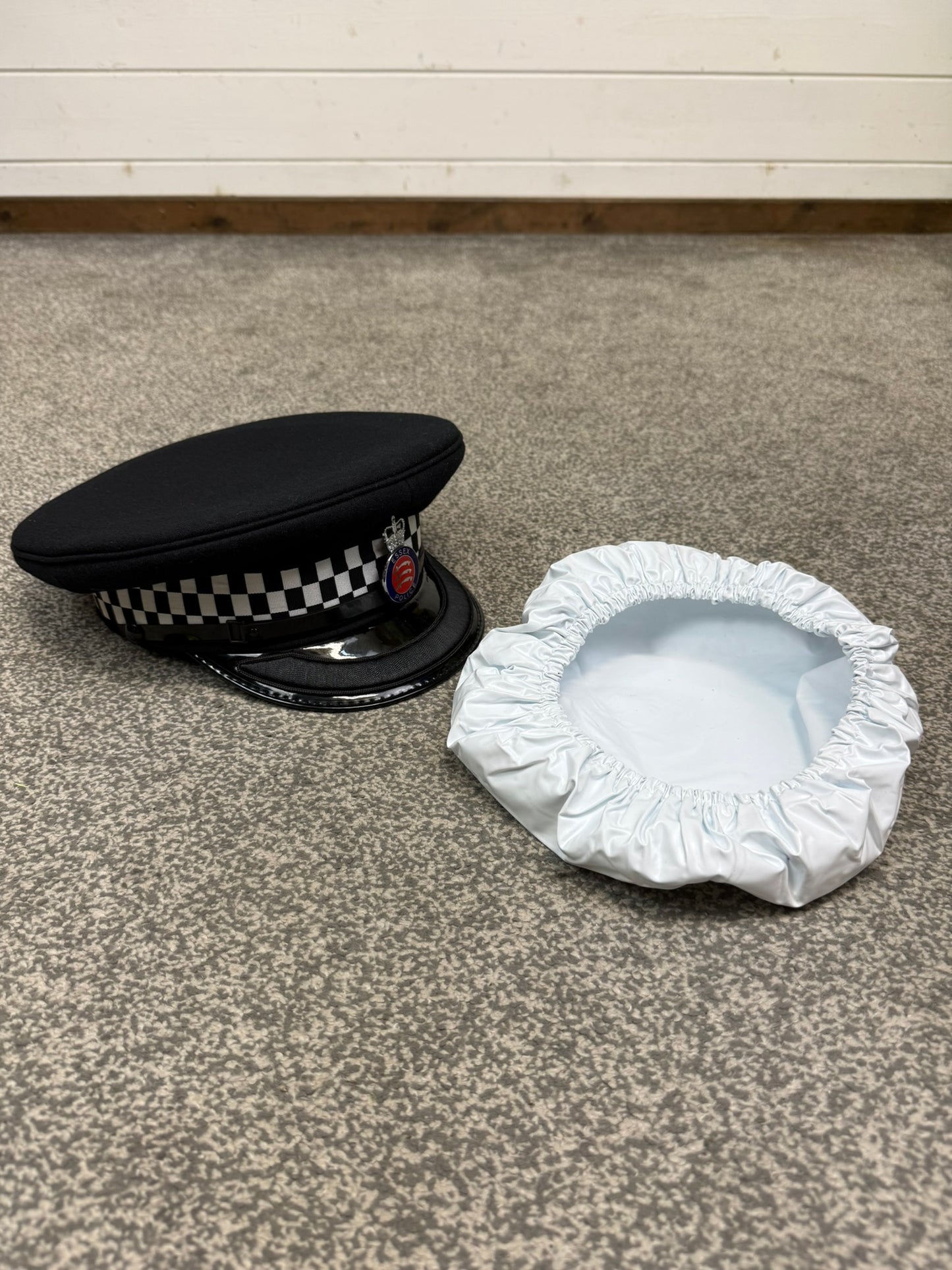 Ex Essex Police Inspector Peak Cap Traffic Hat Collector Memorabilia Display