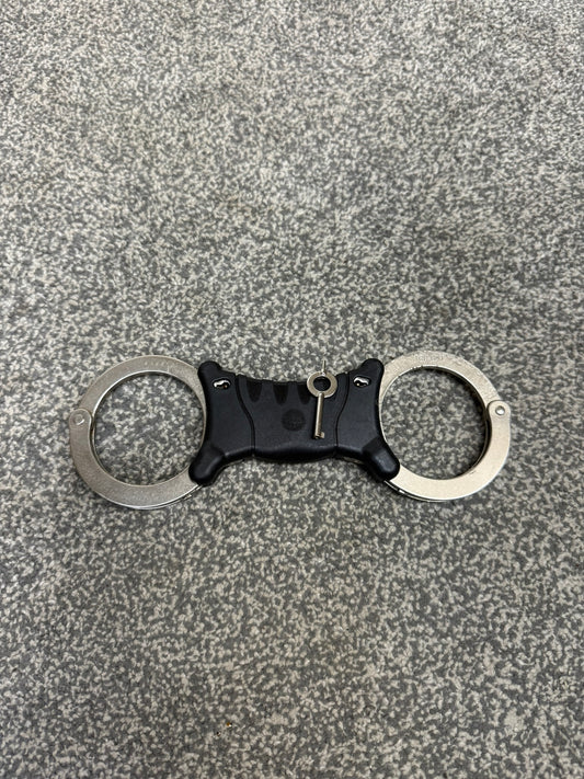 Ex Police TCH840 Rigid Handcuffs Cuffs With Key Security Collectable Memorabilia