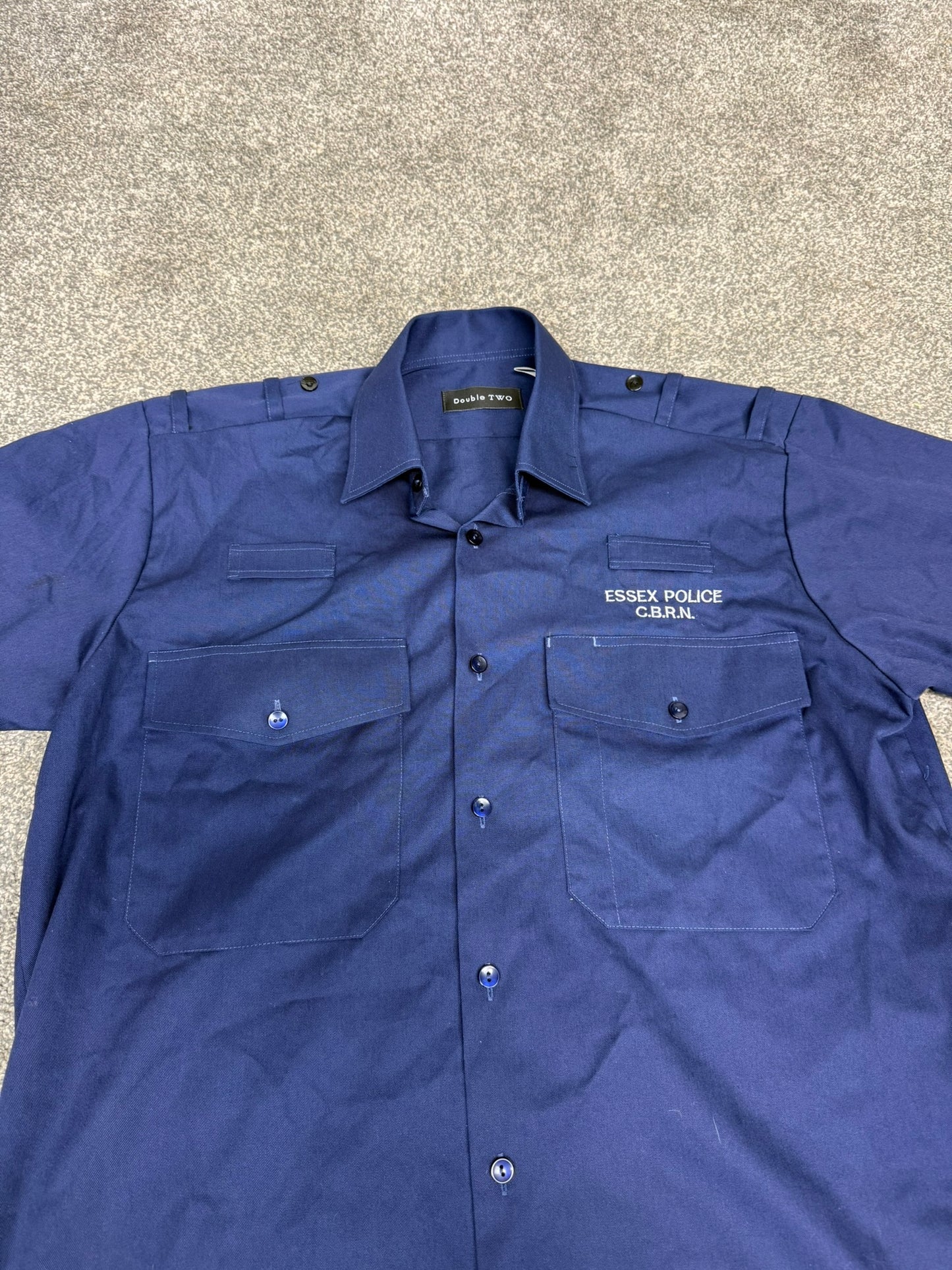 Ex Essex Police CBRN Navy Blue Shirt Collector Film/TV Uniform Display